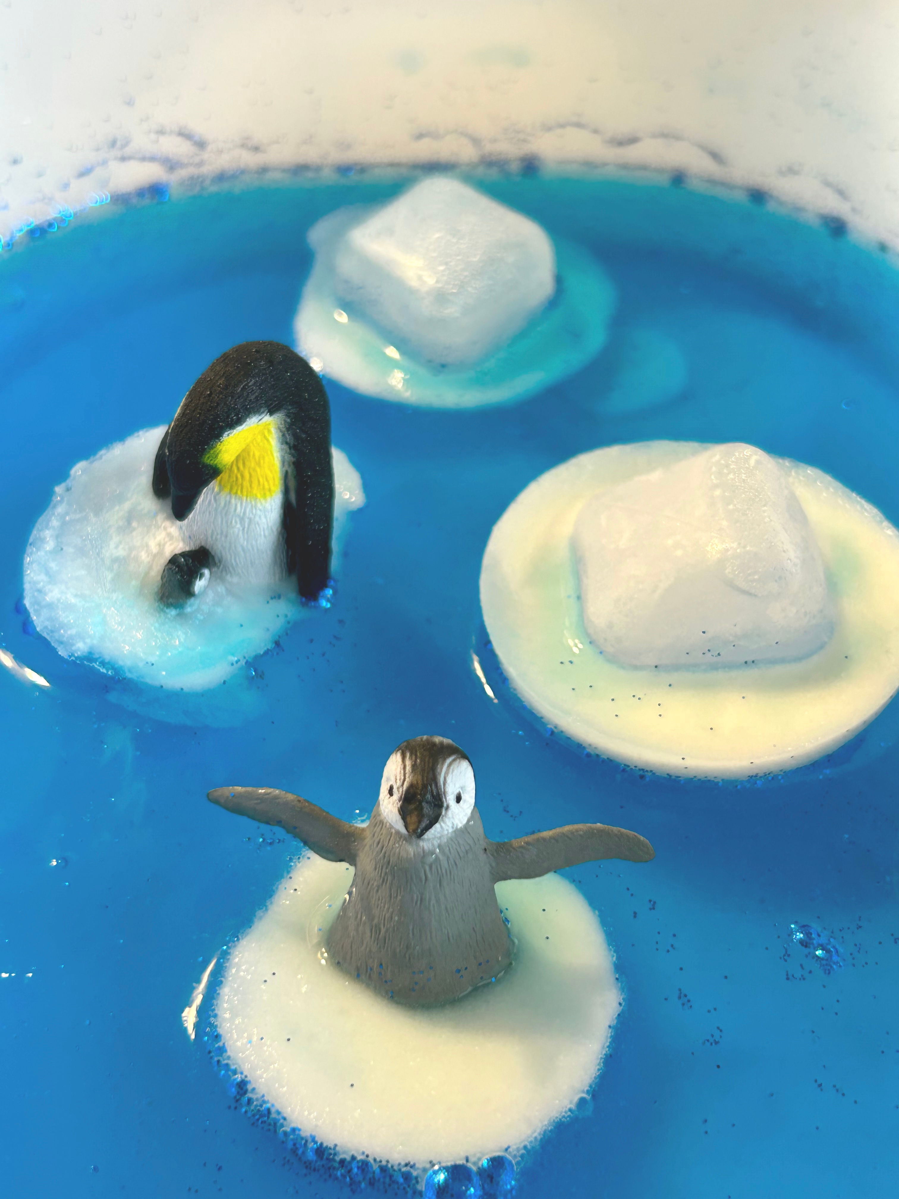 Pingüinos en el hielo- Experimento