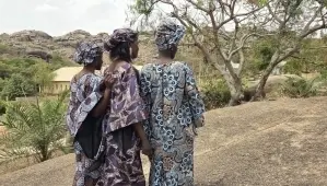 Mulheres sequestradas na Nigéria que agora foram libertadas. Foto por Religious Liberty Partnership (Parceria pela Liberdade Religiosa), em christiandaily.com
