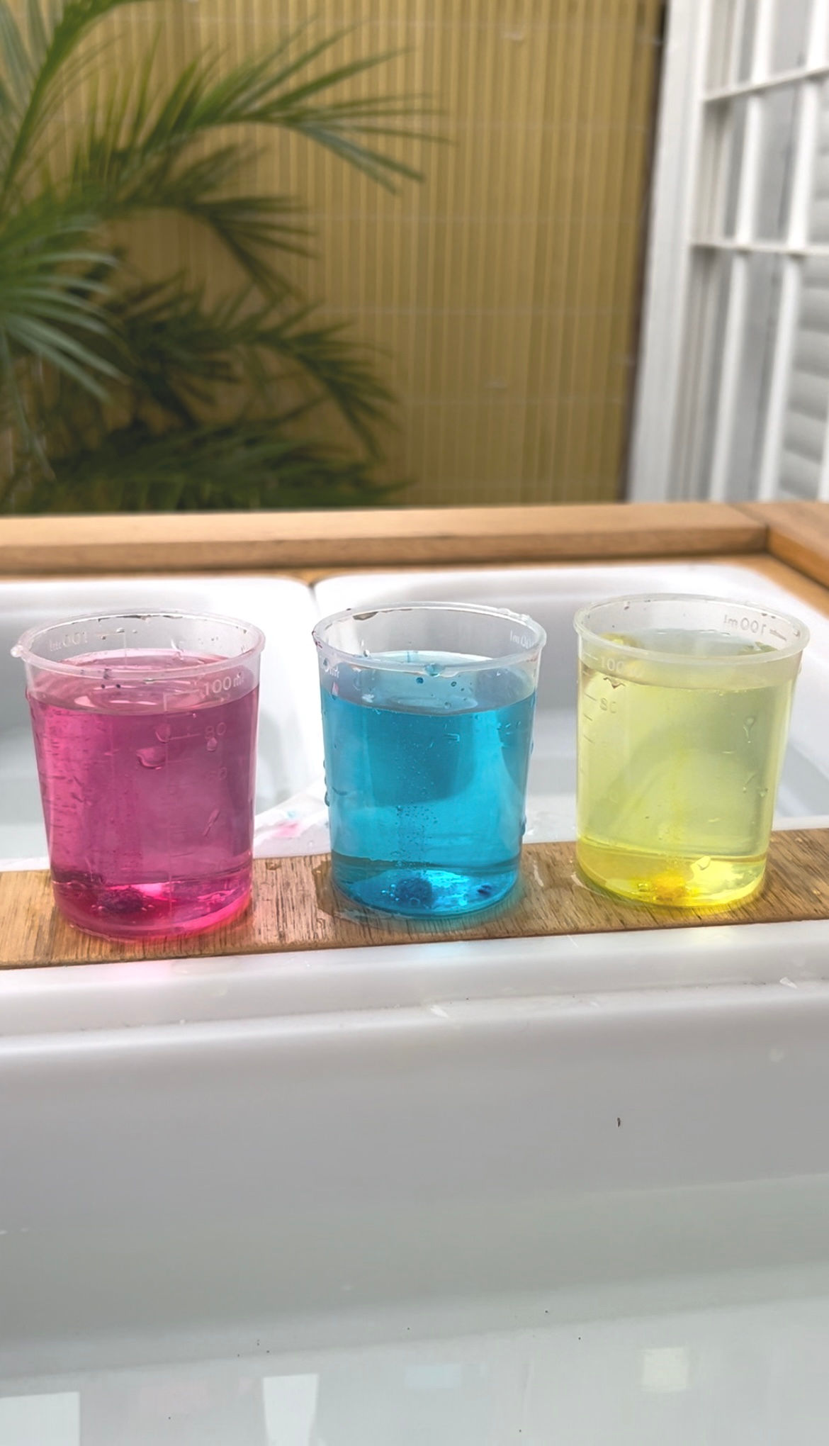 Set sensorial de colores- Experimento