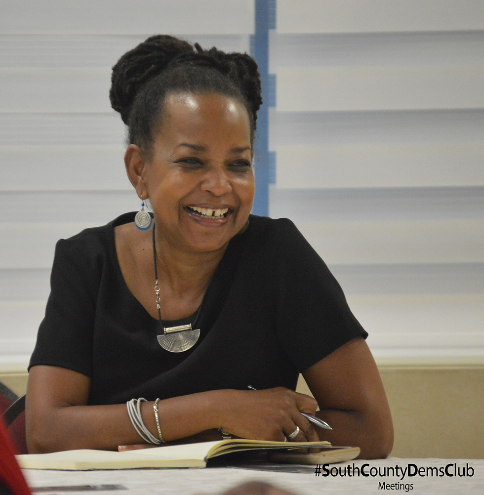 Denise Rolark Brown smiles