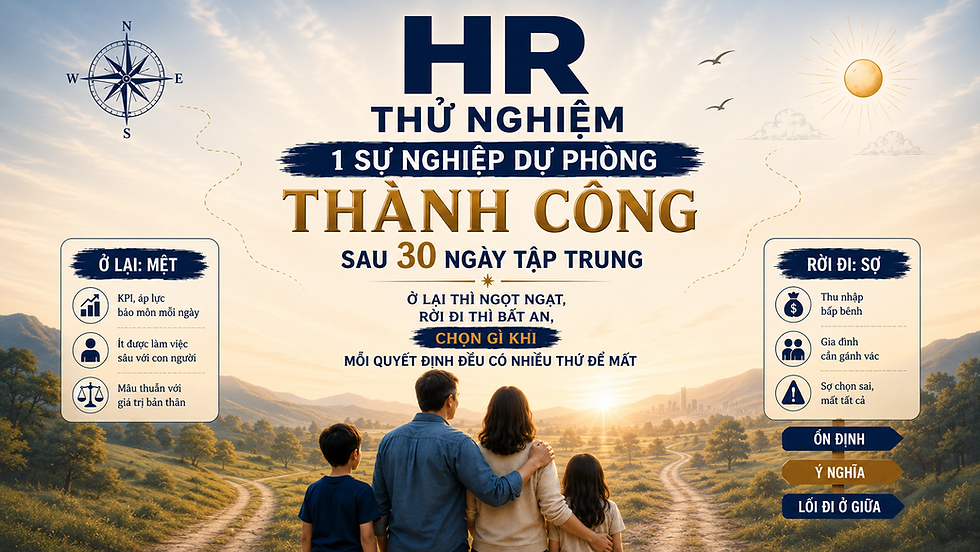 Bạn không cần nghỉ việc để bắt đầu sự nghiệp mới