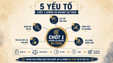 5 yếu tố cần và đủ để người đi làm lâu năm chốt 1 hướng đi an toàn và đúng với mình