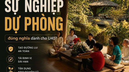 Sự nghiệp dự phòng không được sinh ra chỉ để kiếm thêm. Nó được xây dựng để tạo cho người trưởng thành một đường lui an toàn trước khi cuộc đời buộc họ phải đổi hướng.