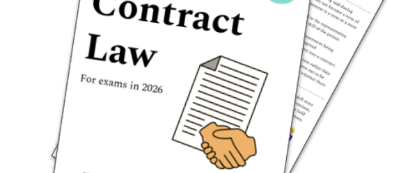 AQA Contract Law Revision Guide (2026 exams)