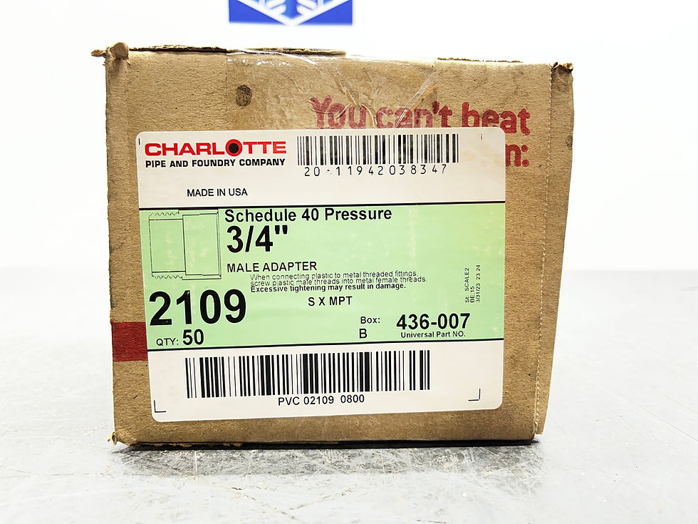 Miniatura: Charlotte Pipe / 3/4 in. PVC Male Adapter (50-Box)