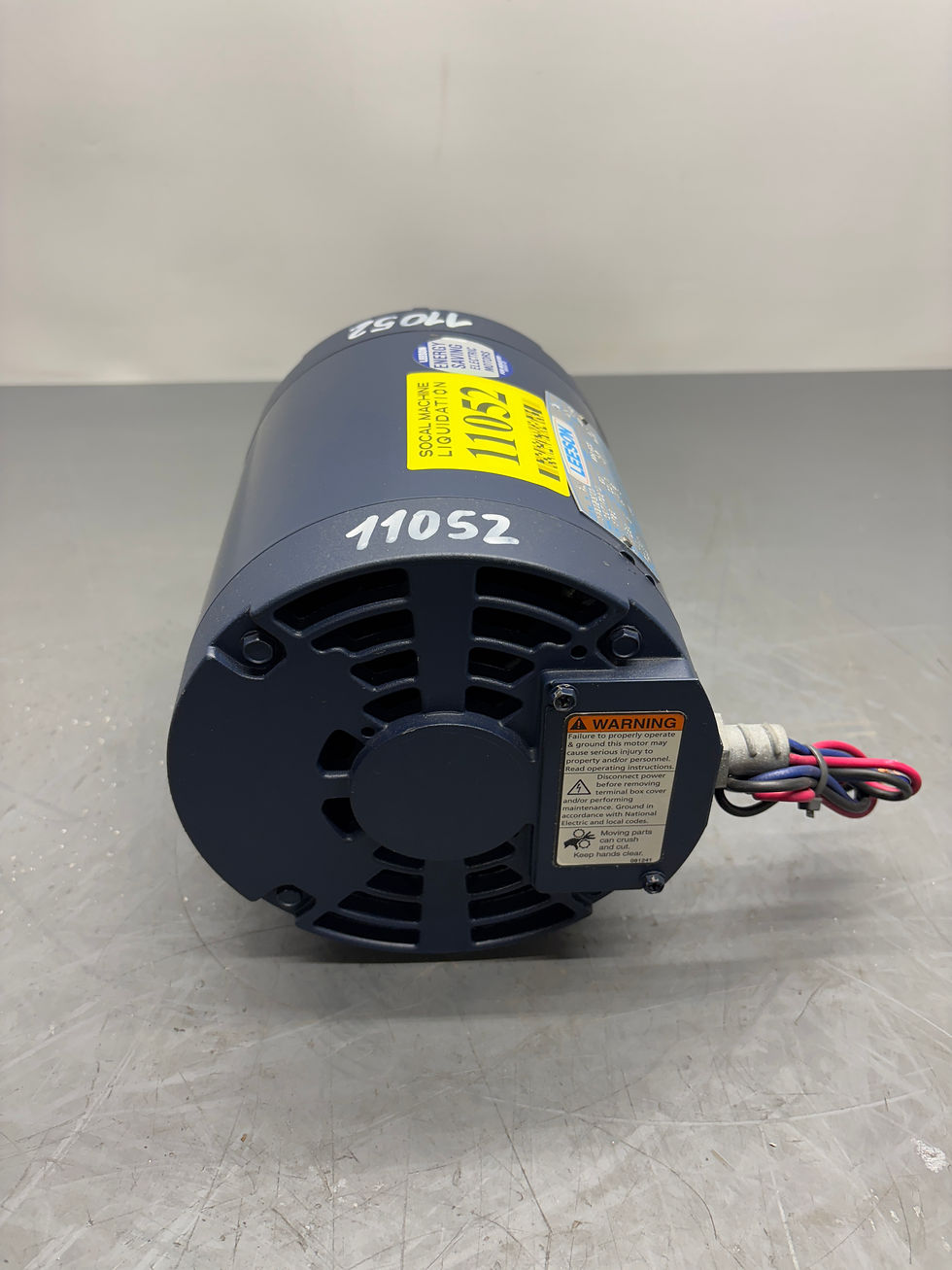 Thumbnail: Leeson / C6T17DB1D / 1.0 HP / 208V-230V / PH 3 / FR D56 / Electric Motor