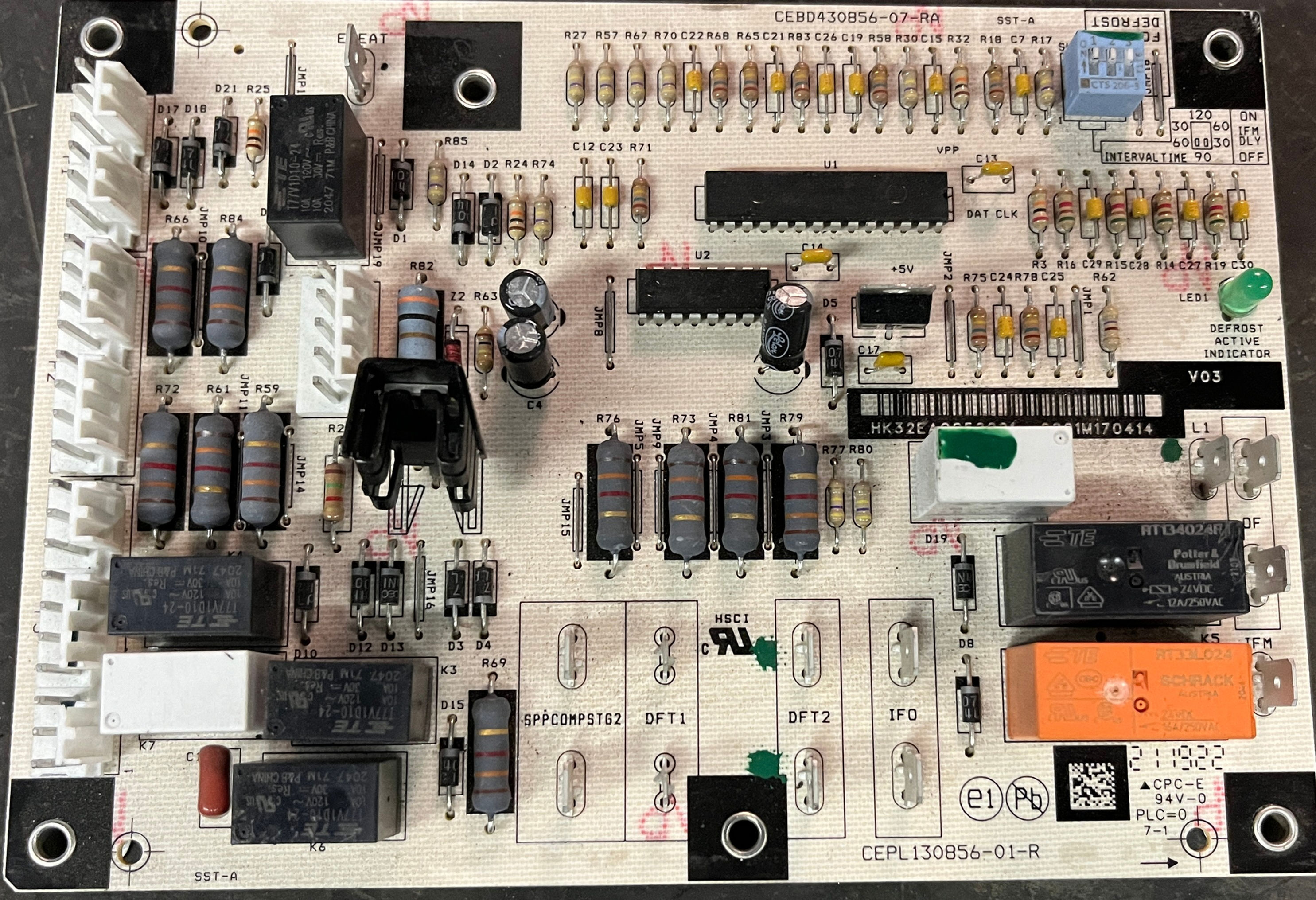 Carrier / CEBD430856-07-RA / CEPL130856-01-R / Defrost Board