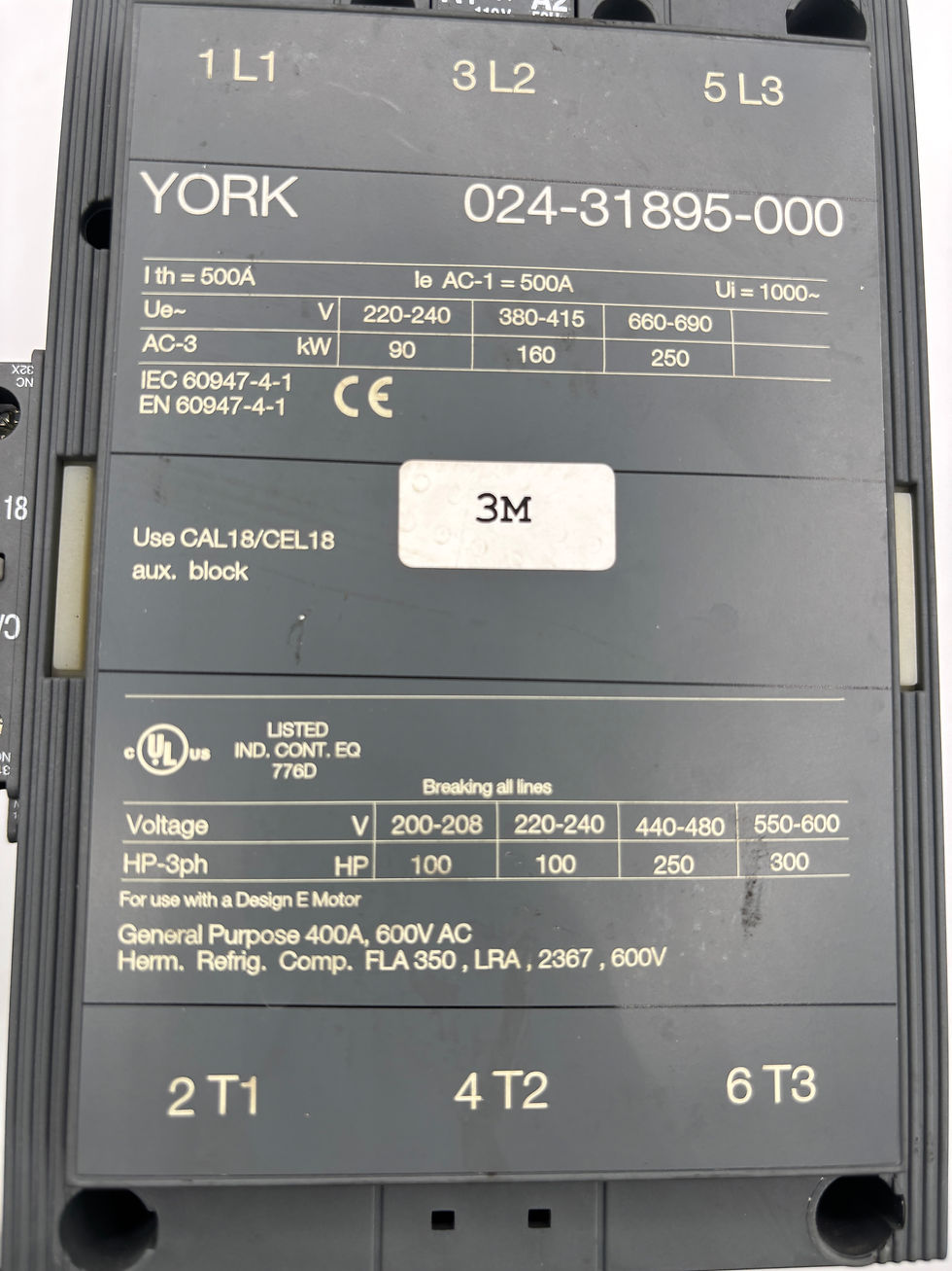 Thumbnail: York / 024-31895-000 / Contactor