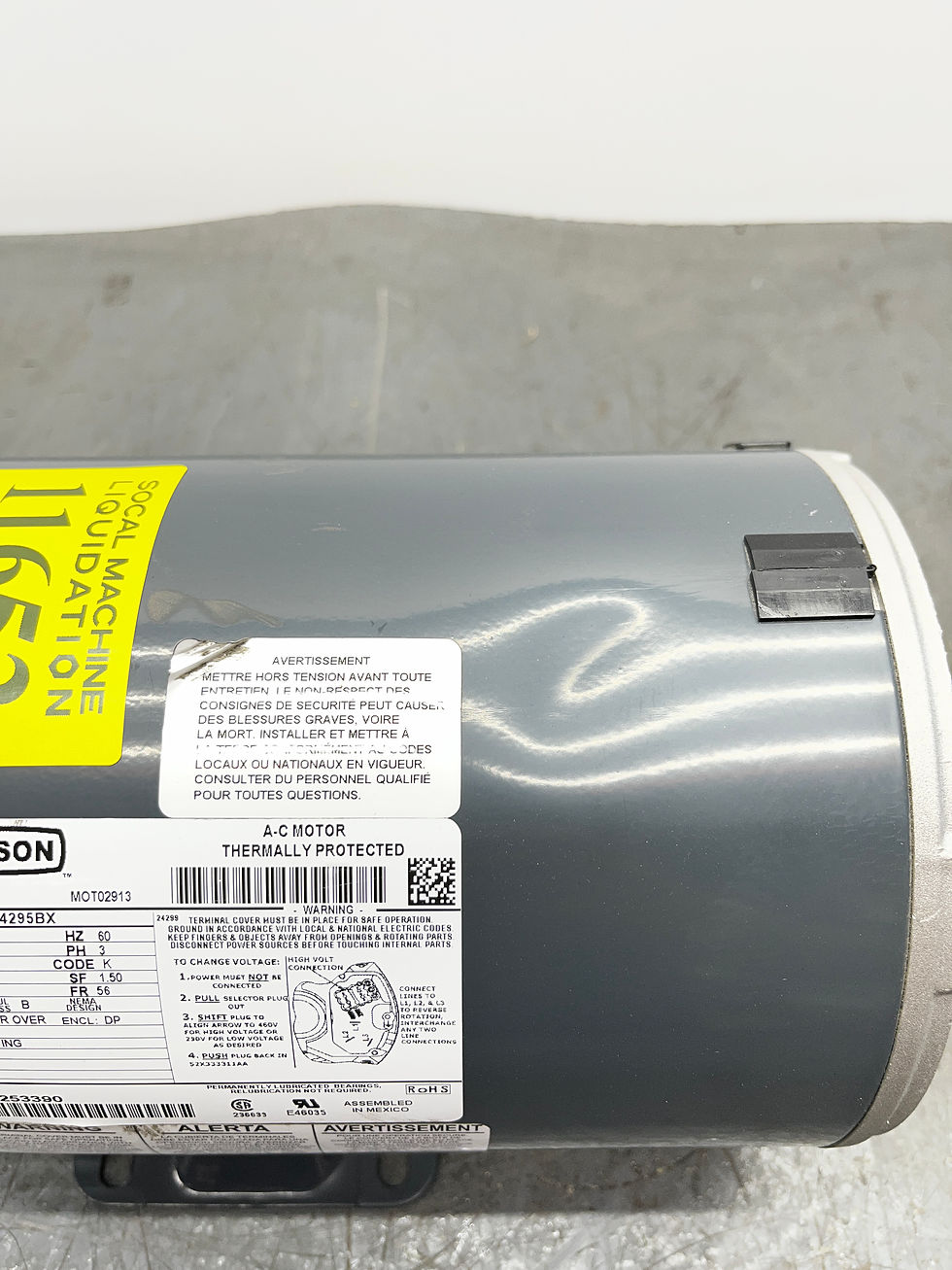 Miniatura: Leeson / 5K48MN4295BX / 1 HP / Electric Motor