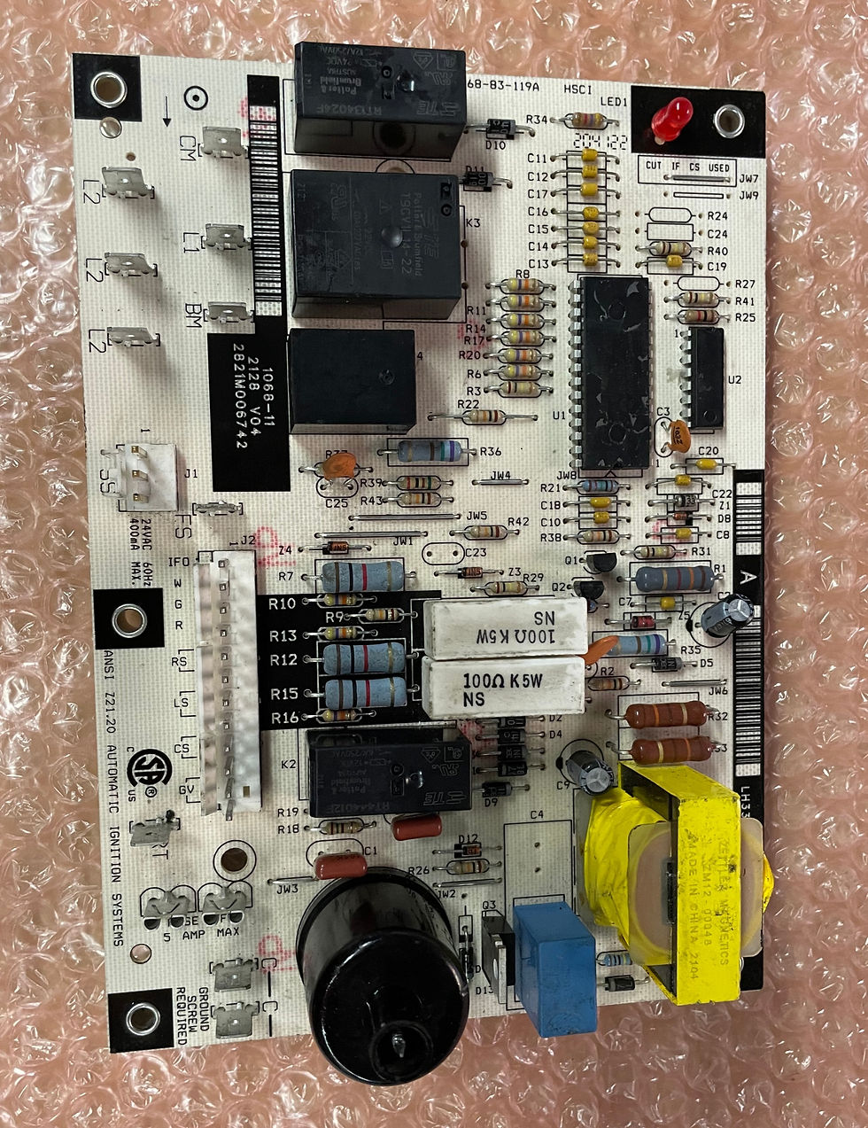 Thumbnail: Carrier Bryant LH33WP003A Furnace Control Board 1068-11