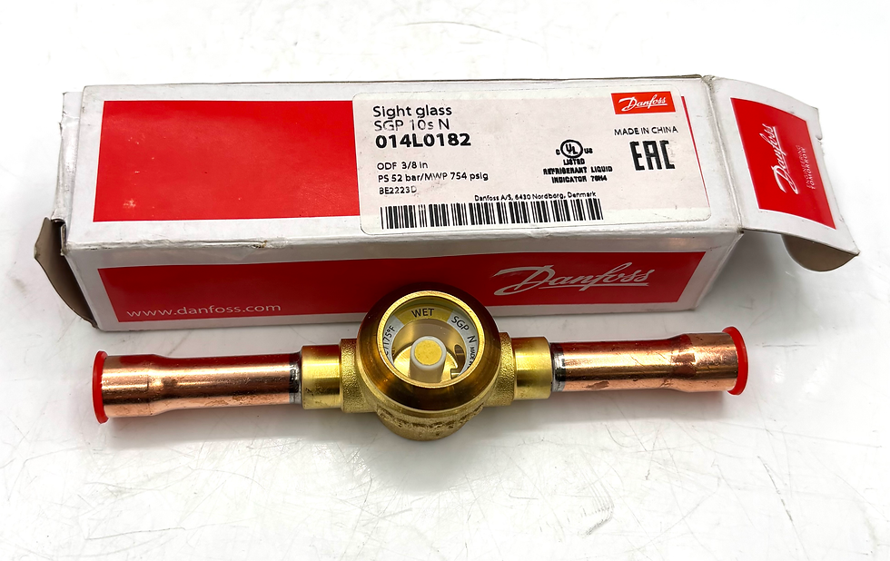 Miniatura: DANFOSS – 014L0182 – Sight Glass 3/8 in x 3/8 in