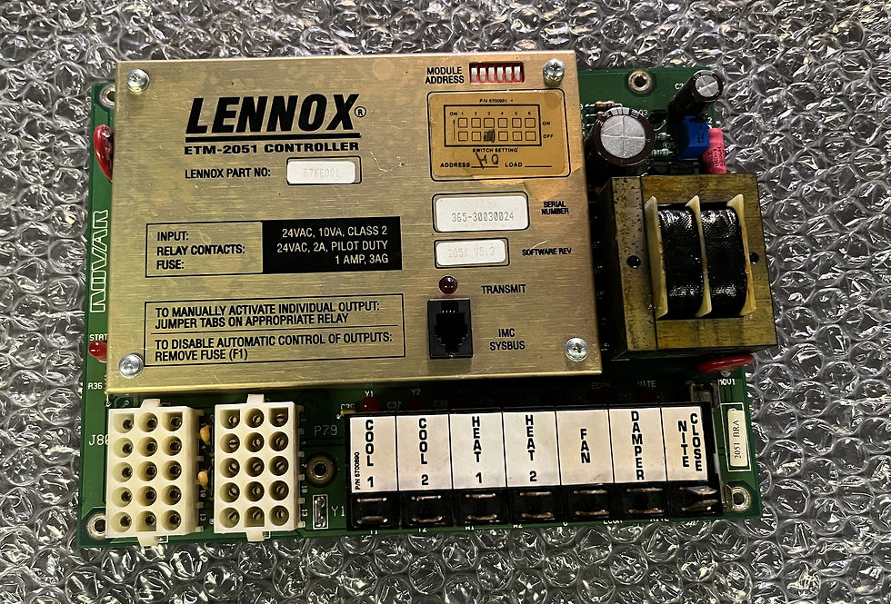 Thumbnail: Lennox ETM-2051 Thermostat Module Controller 67K6001