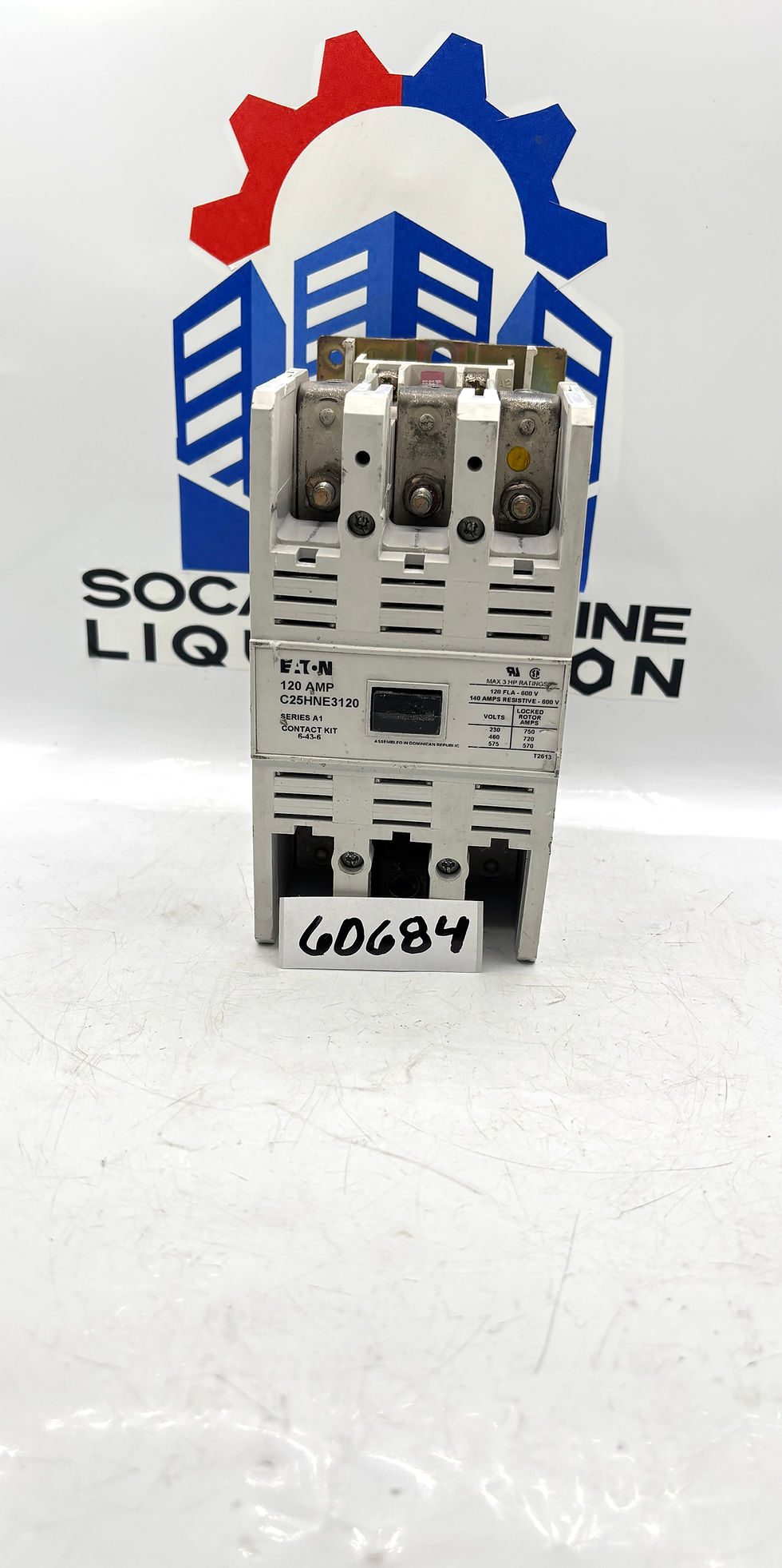 Miniatura: EATON / C25HNE3120 / Contactor 120VAC Coil 120 Amp