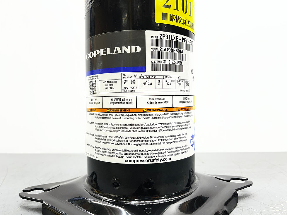 Miniatura: Copeland / ZP31LXE-PFV-800 / V 208-230 / PH 1 / HVAC Compressor