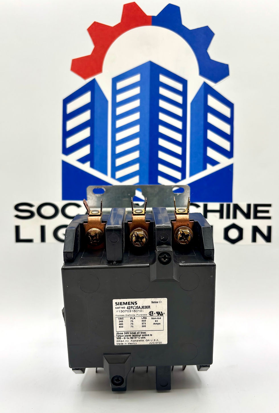 Siemens / 42FE35AJ636R / Definite Purpose Contactor 3-Pole 240/480/600VAC 93A