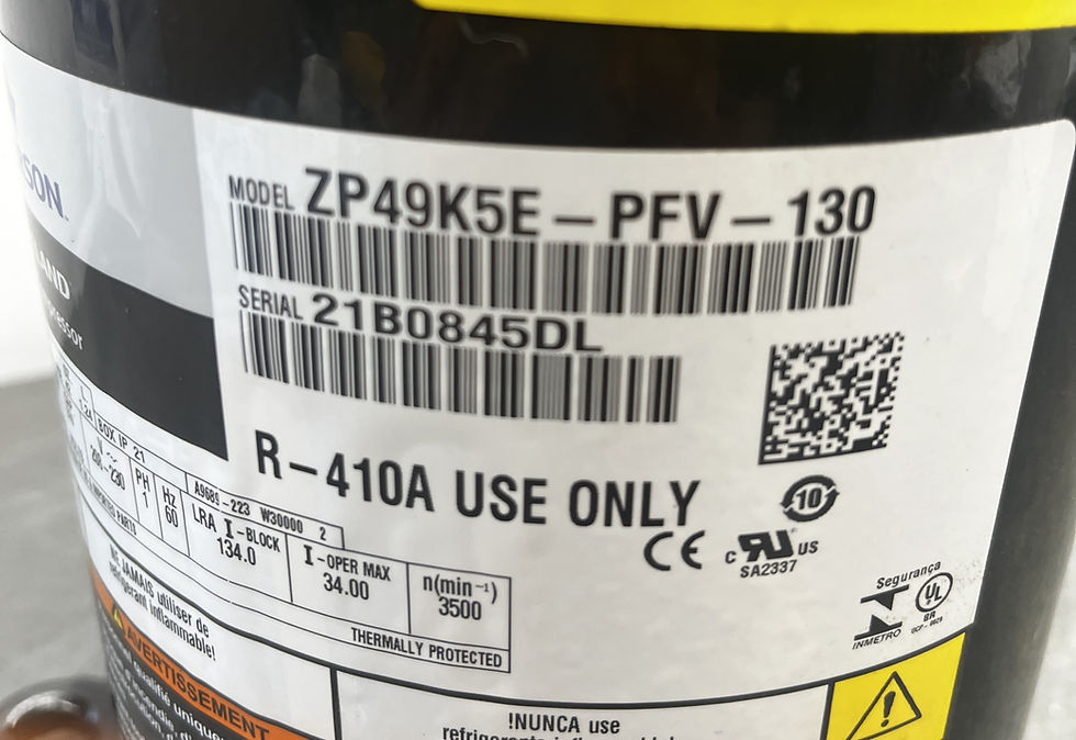 Miniatura: Emerson Copeland / ZP49K5E-PFV-130 / HVAC Compressor / Tested