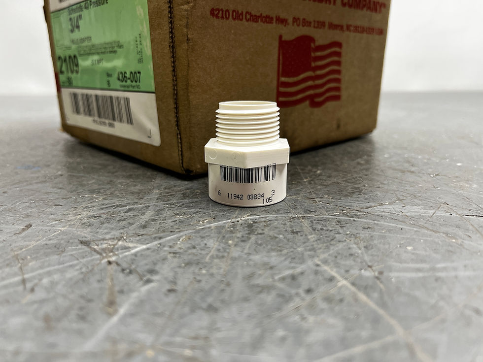 Miniatura: Charlotte Pipe / 3/4 in. PVC Male Adapter (50-Box)