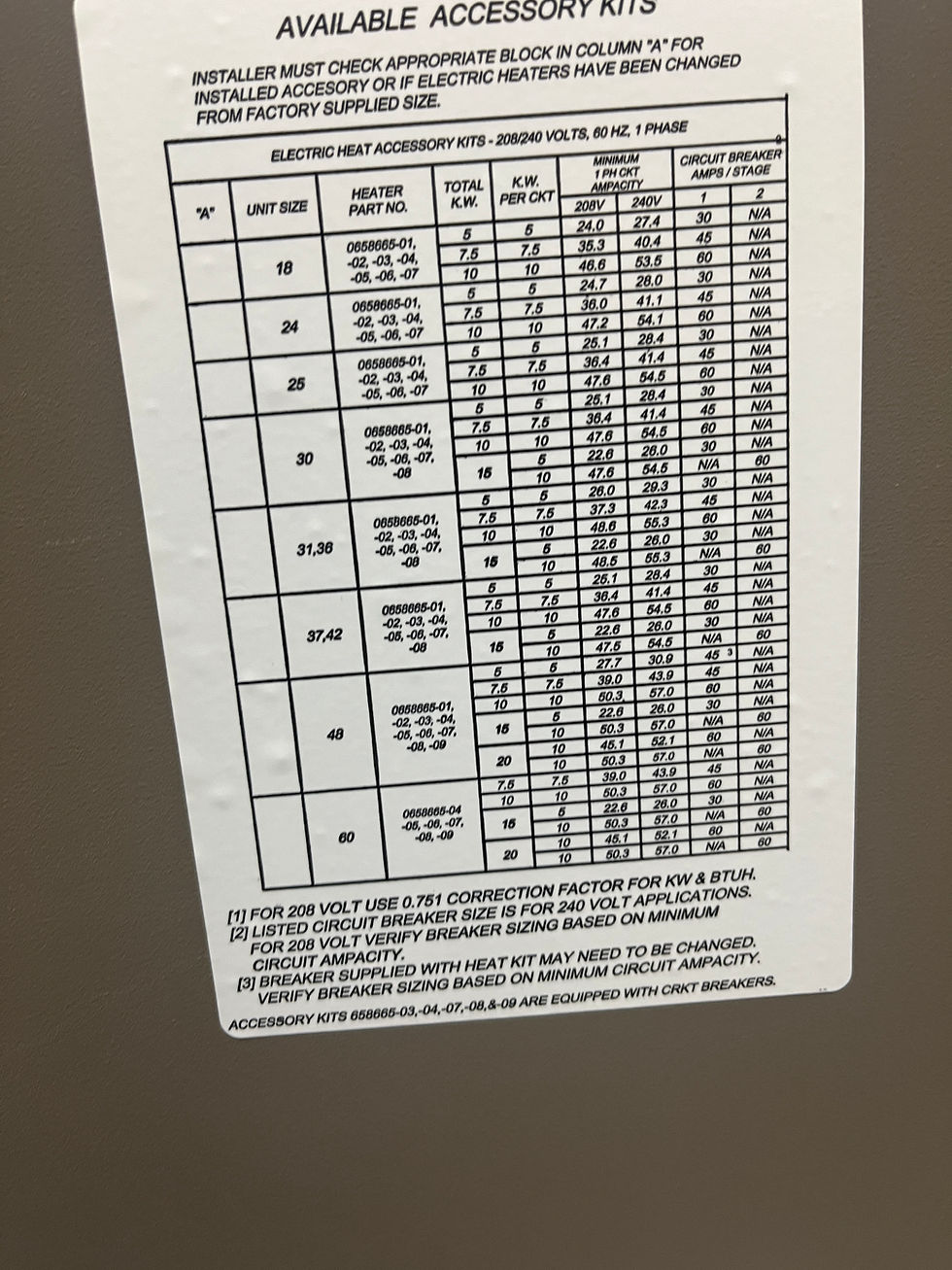 Thumbnail: ADP / FCME34930S002 / 208-240 / 1PH / Air Handler