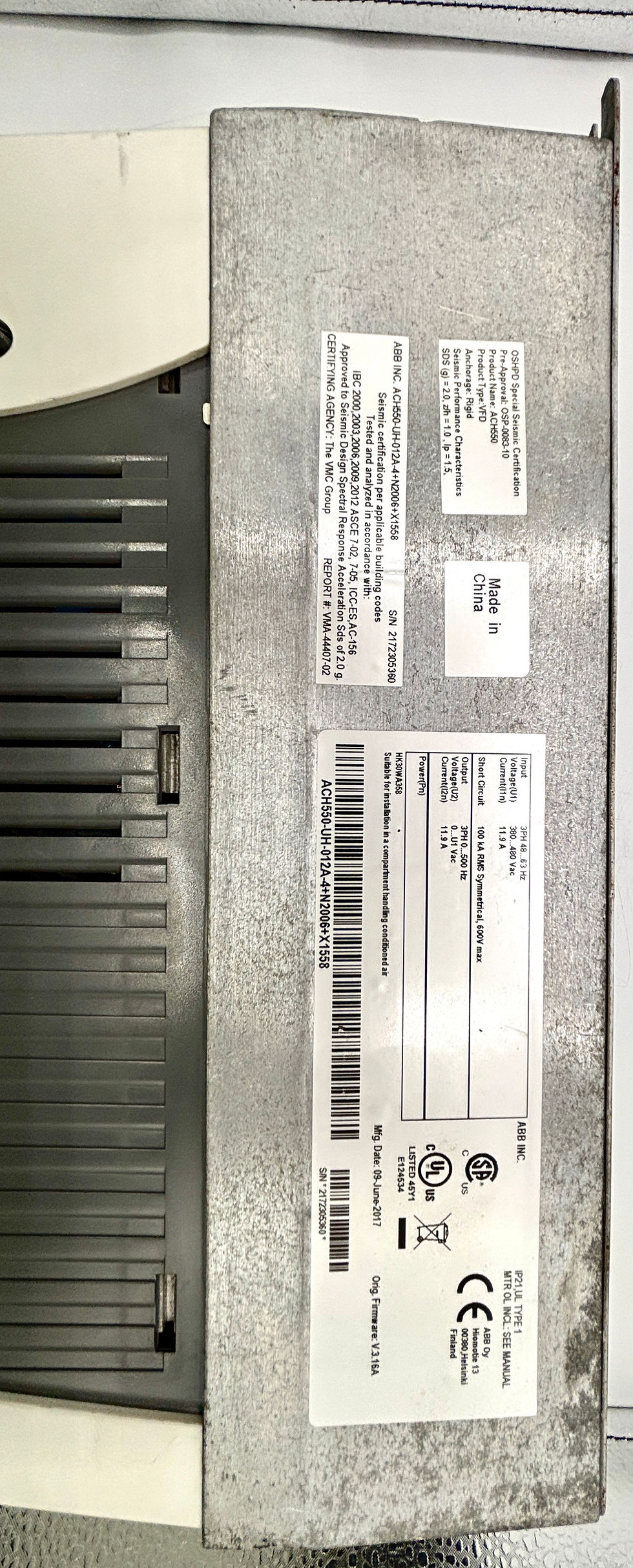 Miniatura: ABB / ACH550-UH-012A-2 / Programmable Controller