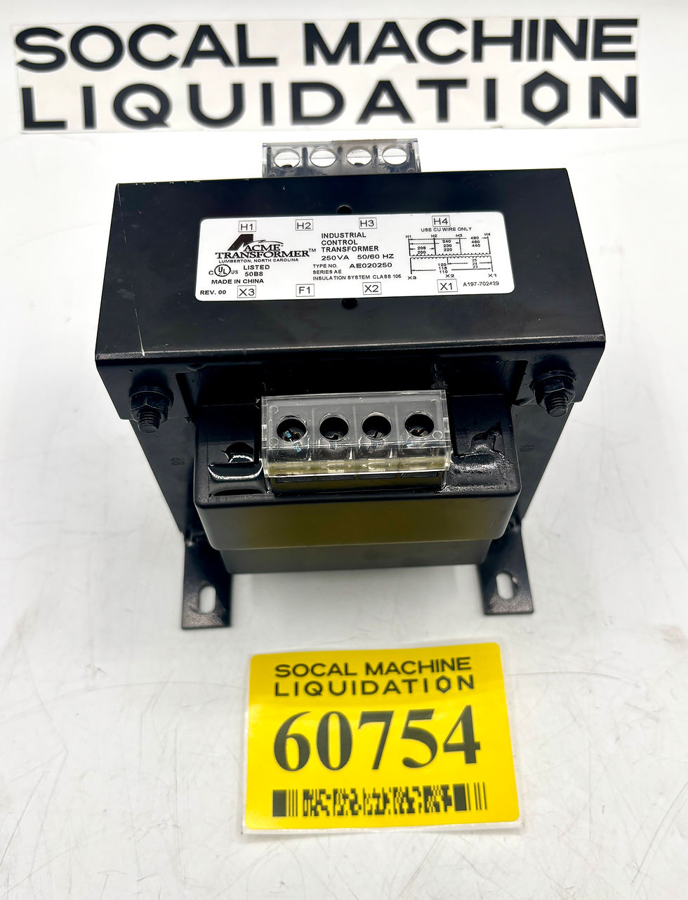Thumbnail: Acme / AE020250 / Industrial Control Transformer 250VA 1PH