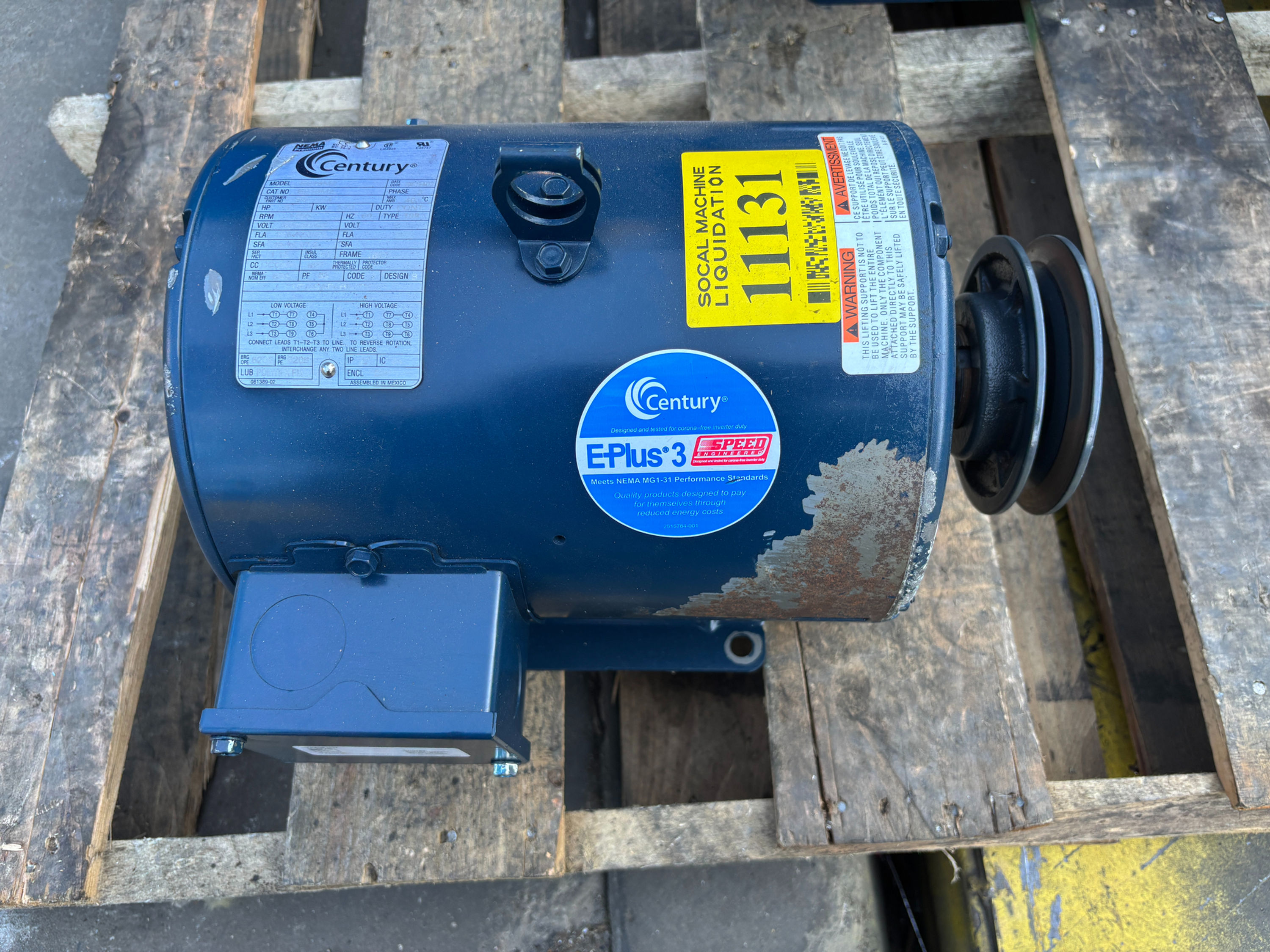 Century / E219M2 / HP 5 / V 208-230-460 / Electric Motor