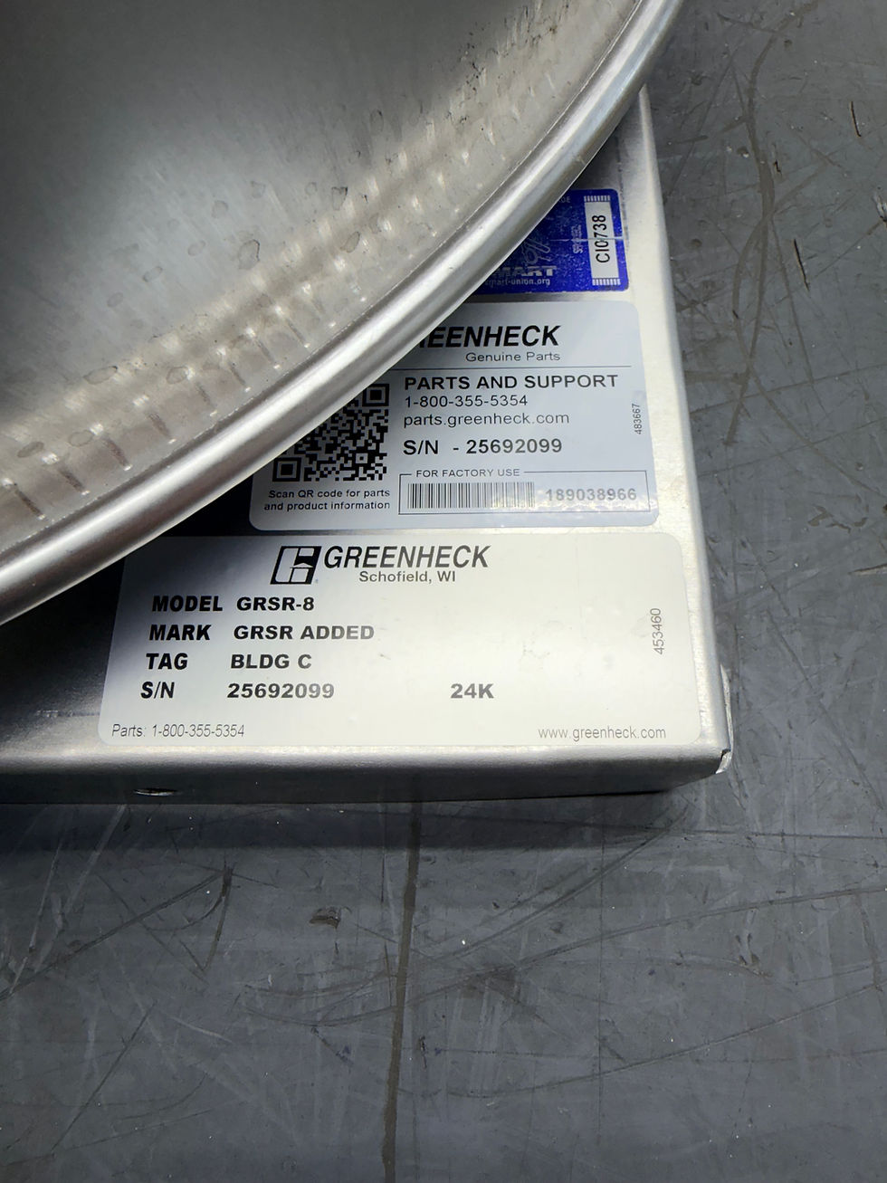 Miniatura: Greenheck / GRSR-8 / Spun Aluminum Gravity Ventilator / New Open Box