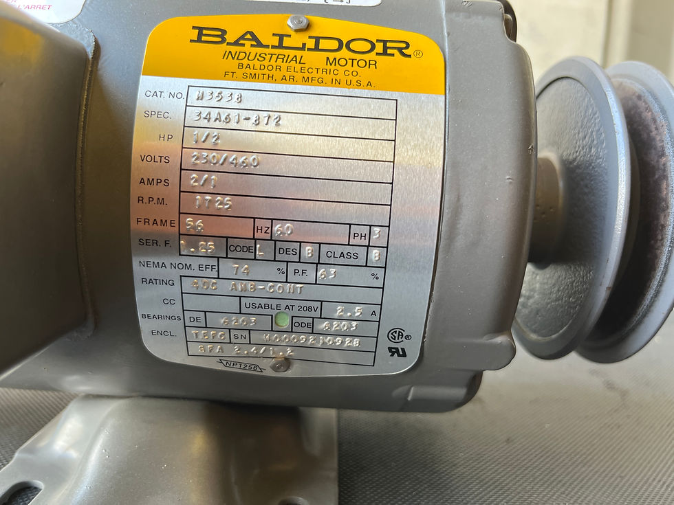 Miniatura: Baldor / 34A61-872 / PH 3 / FR 56 / Motor eléctrico