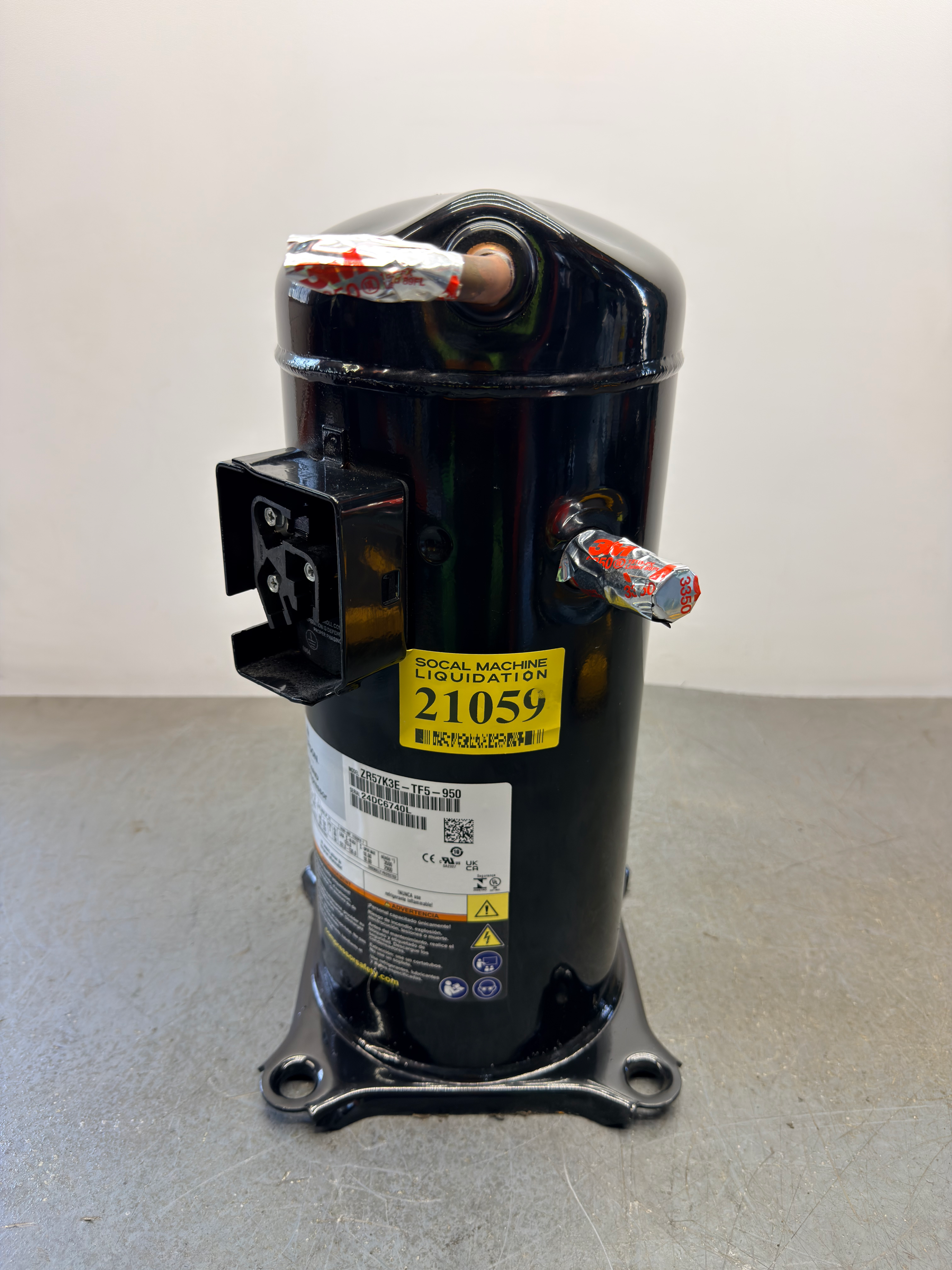 Emerson Copeland / ZR57K3E-TF5-950 / HVAC Compressor / Tested