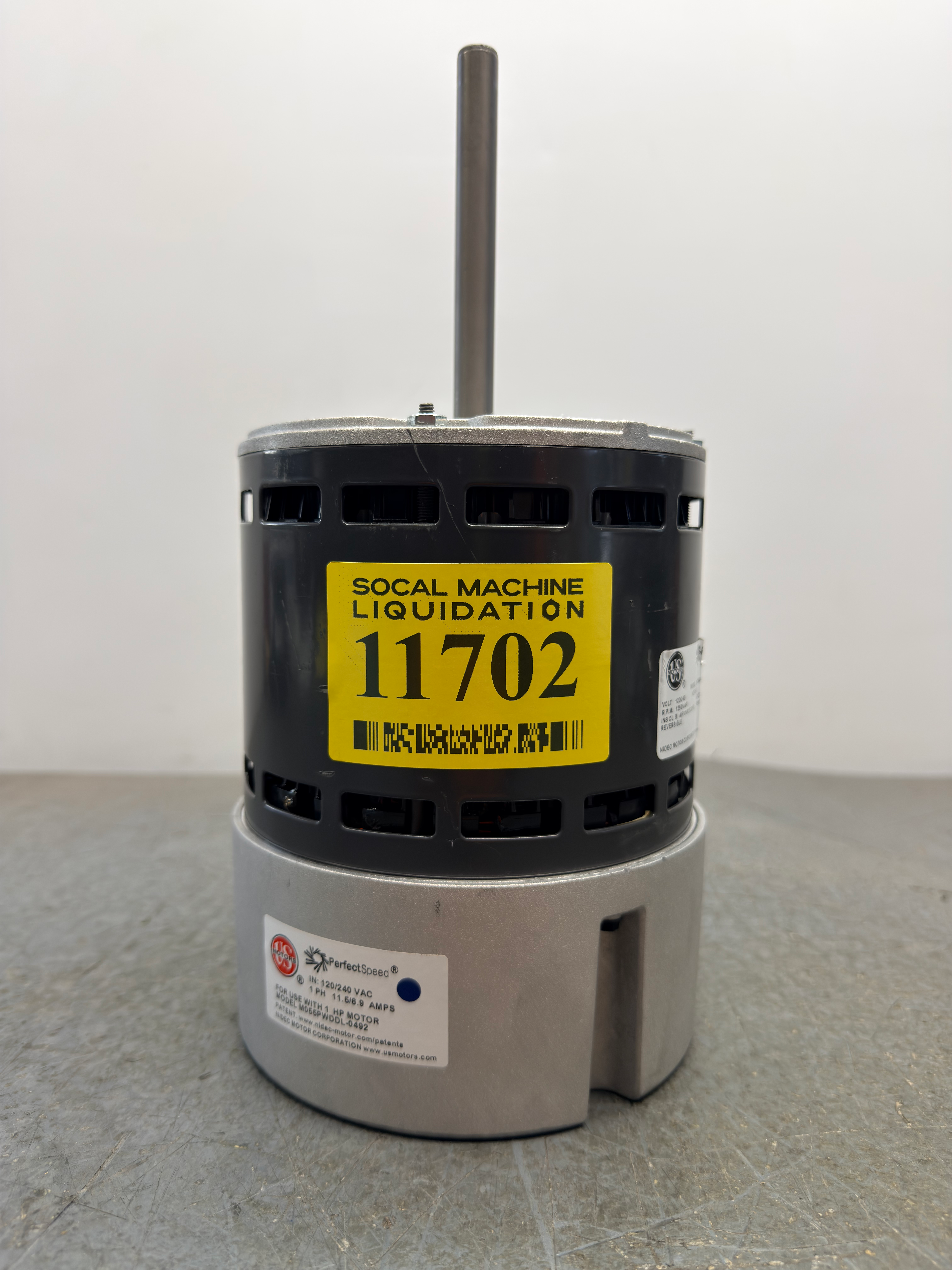 US Motors / M055PWDDL-0492 / 1HP / 120/240V / 1PH / Electric Motor