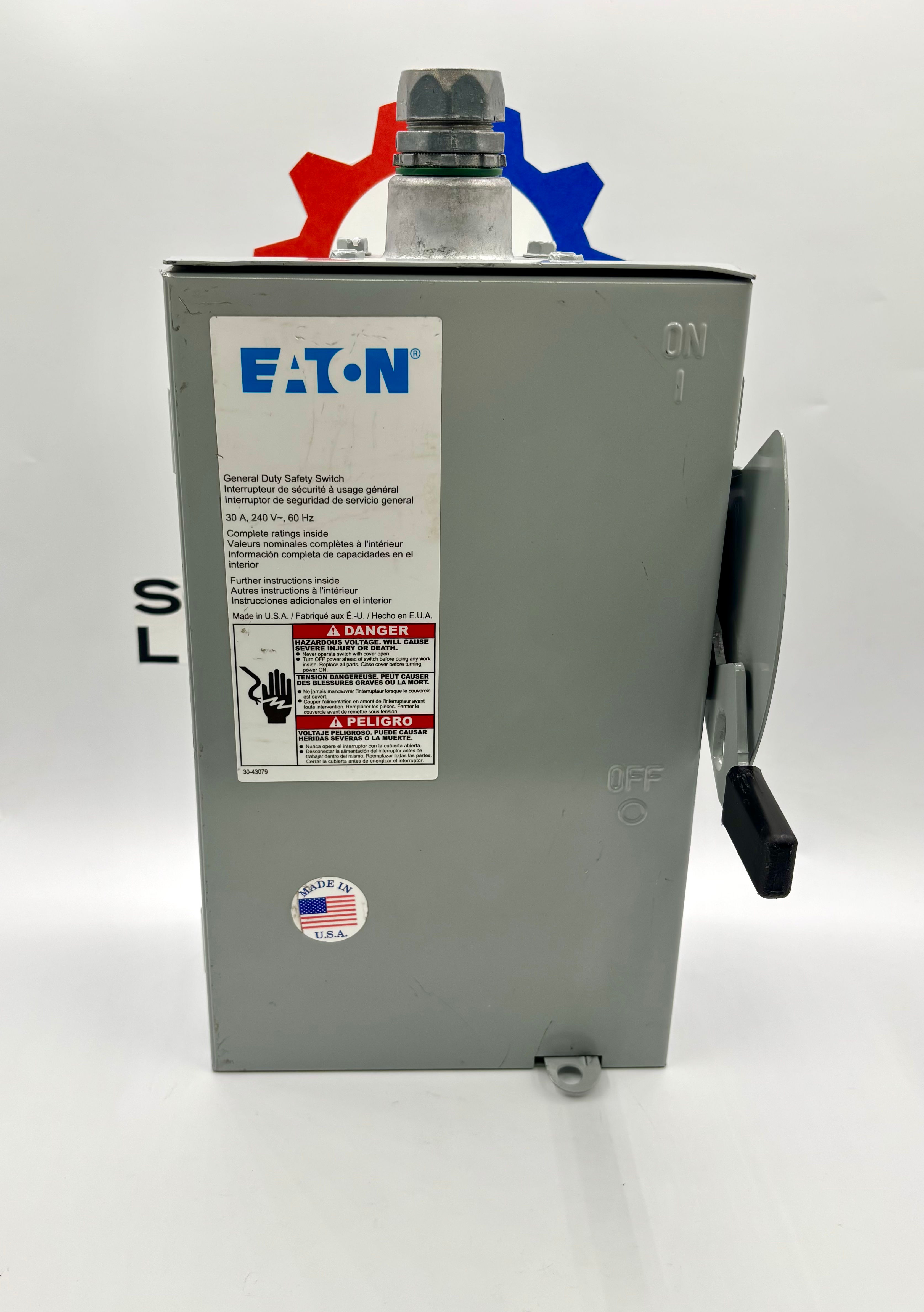 Eaton / DG221URB / General Duty Safety Switch 2-Pole Non-Fusible 30A 240V