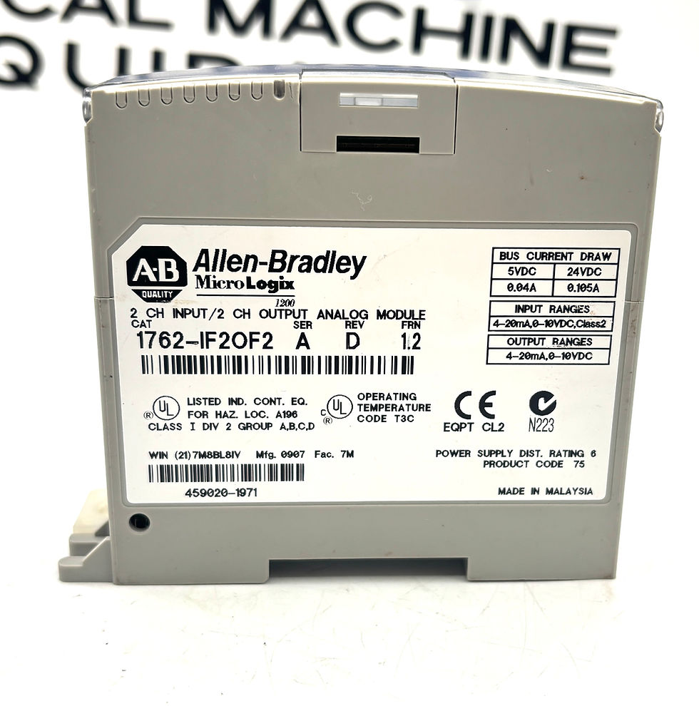 Thumbnail: Allen Bradley / 1762-IF20F2 / Analog Input and Output Module