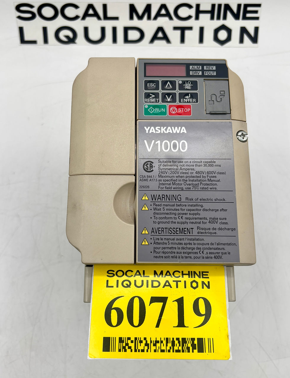 Miniatura: YASKAWA / CIMR-VU4A0005FAA / V1000 / VariableFR