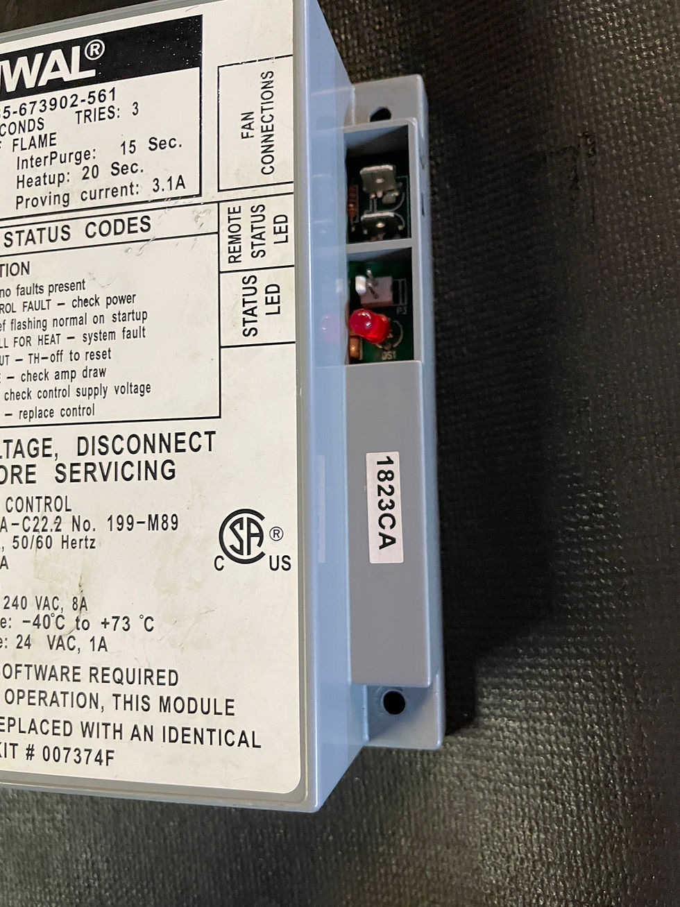 Thumbnail: FENWAL 35-673902-561 Ignition Control Module 24 VAC RAYPAK 007374F