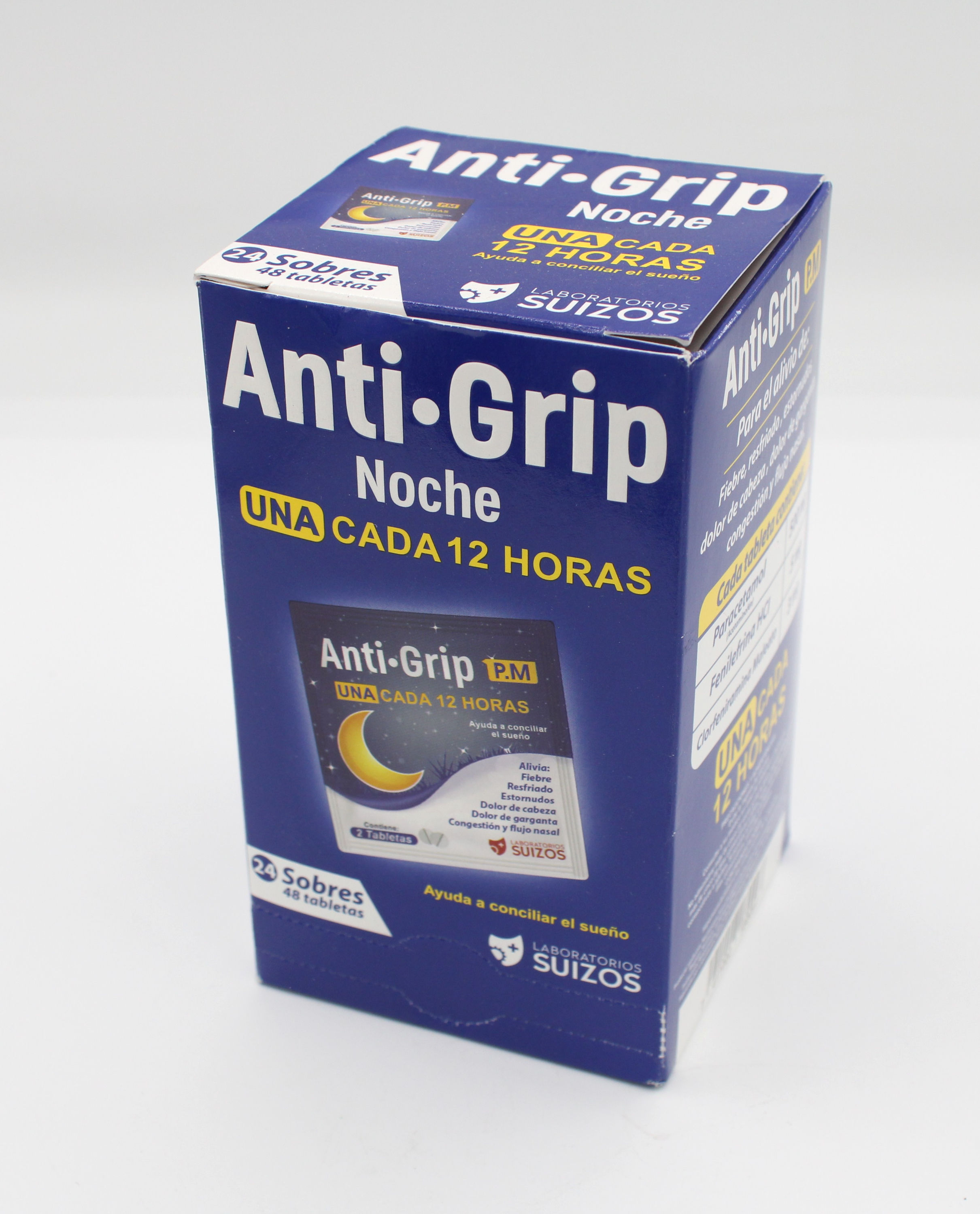 Anti Grip Night 24 Pouches Laboratorios Suizos