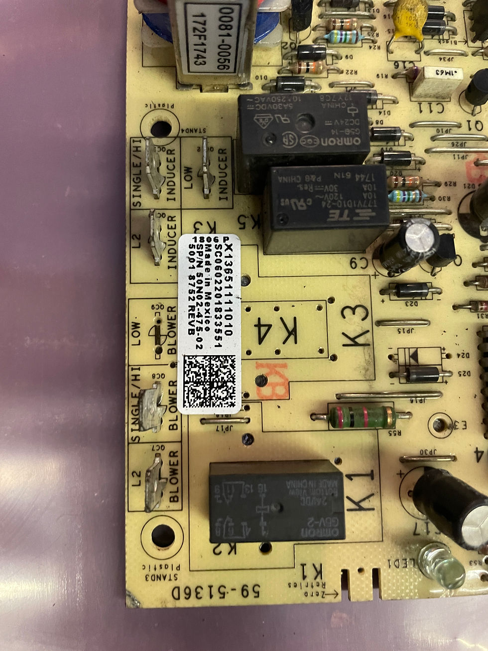 Thumbnail: Emerson X13651111010 OEM Furnace Control Module