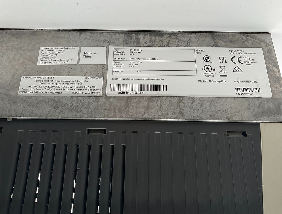 Thumbnail: ABB / ACH550-UH-08A8-4 / 2180302265 / Variable Frequency Drive