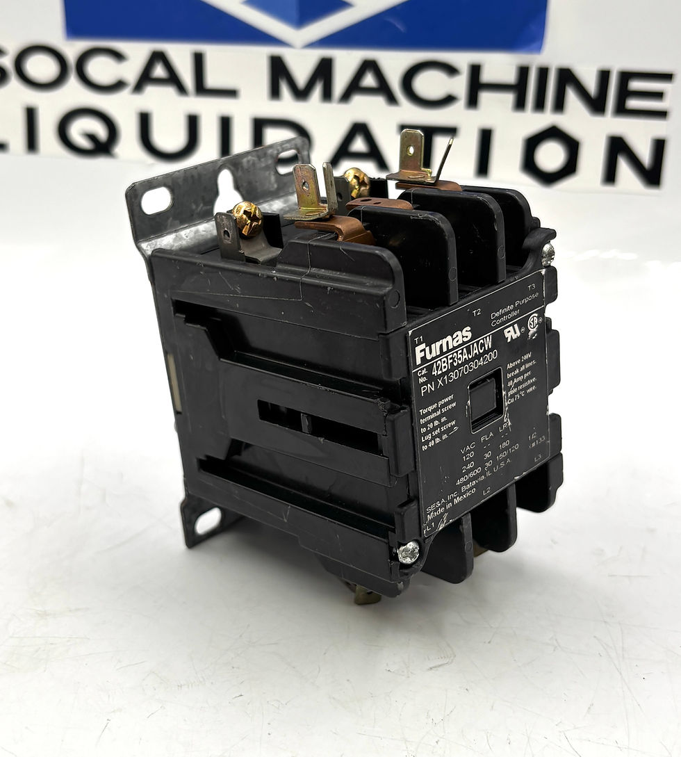 Thumbnail: Furnas / 42BF35AJACW / Contactor 30 Amp 600VAC 24V Coil 50/60Hz