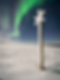 Aurora Boreal en carretera en Finlandia