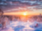 Amanecer increible en Noruega