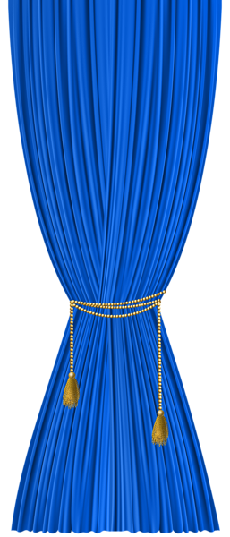 Blue_Curtain_Decorative_Transparent_Imag