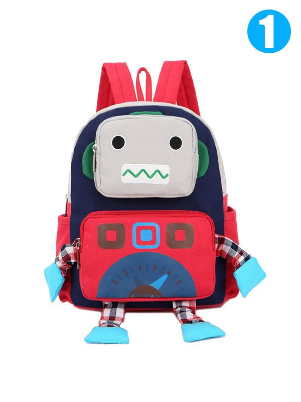 Robot Canvas Backpack