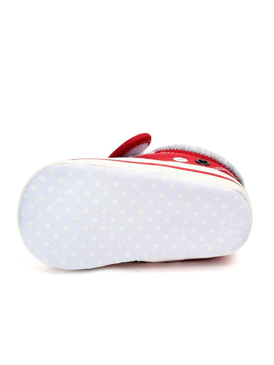 Thumbnail: Denim Velcro Crib Shoes