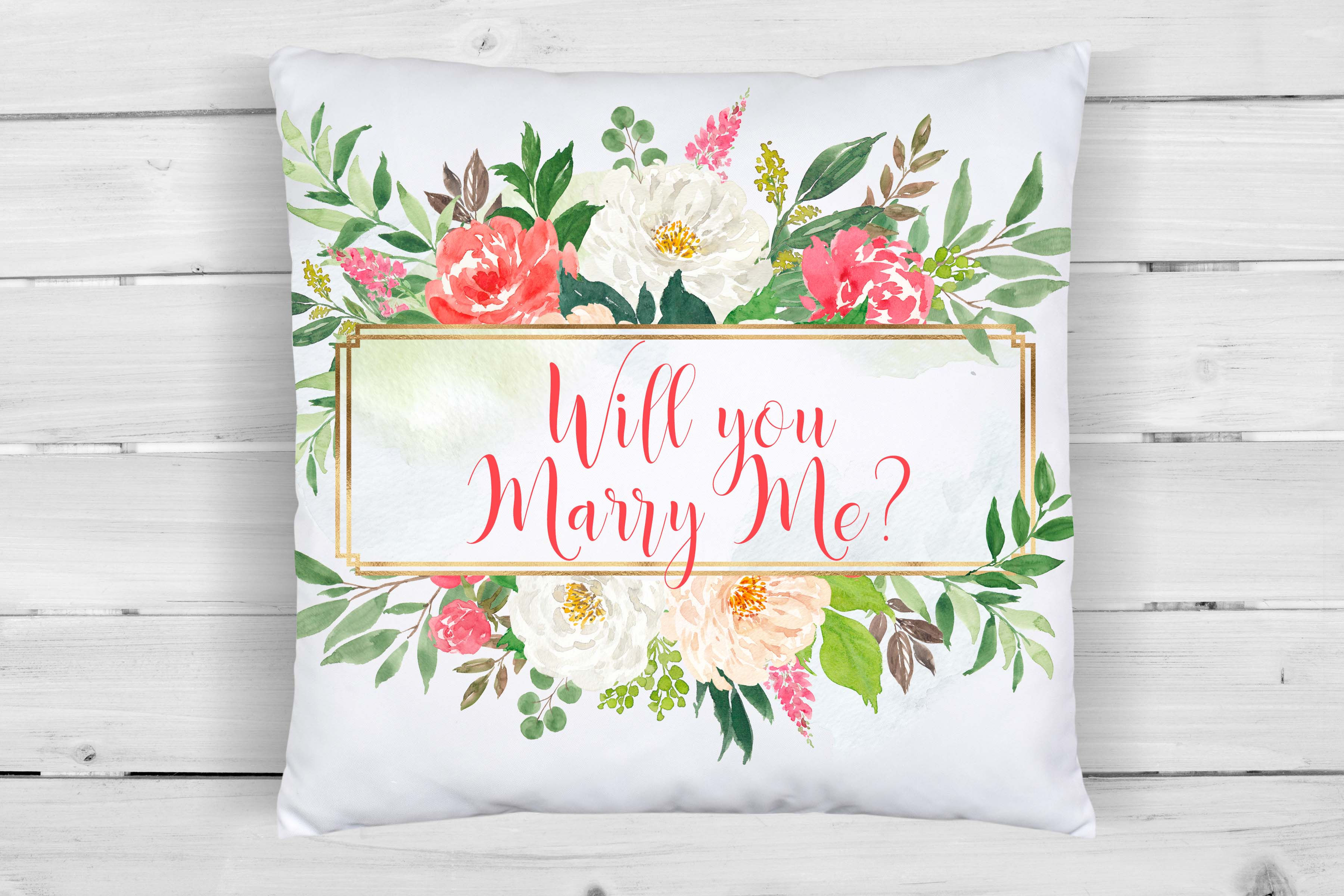 Engagement Pillow