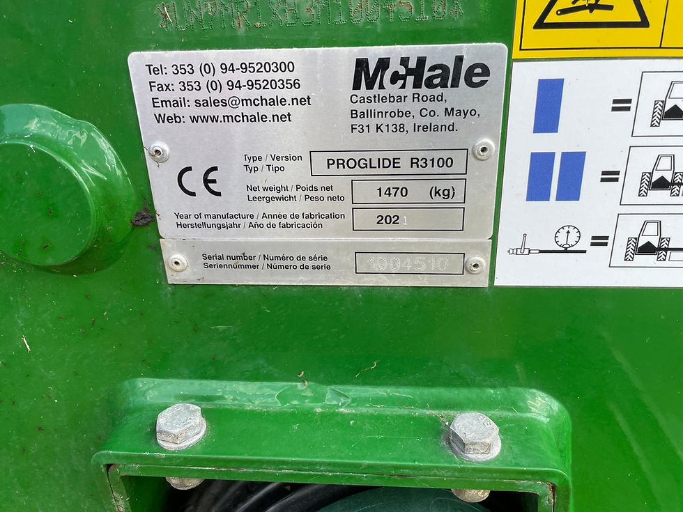 Thumbnail: McHale R3100 rear mower 