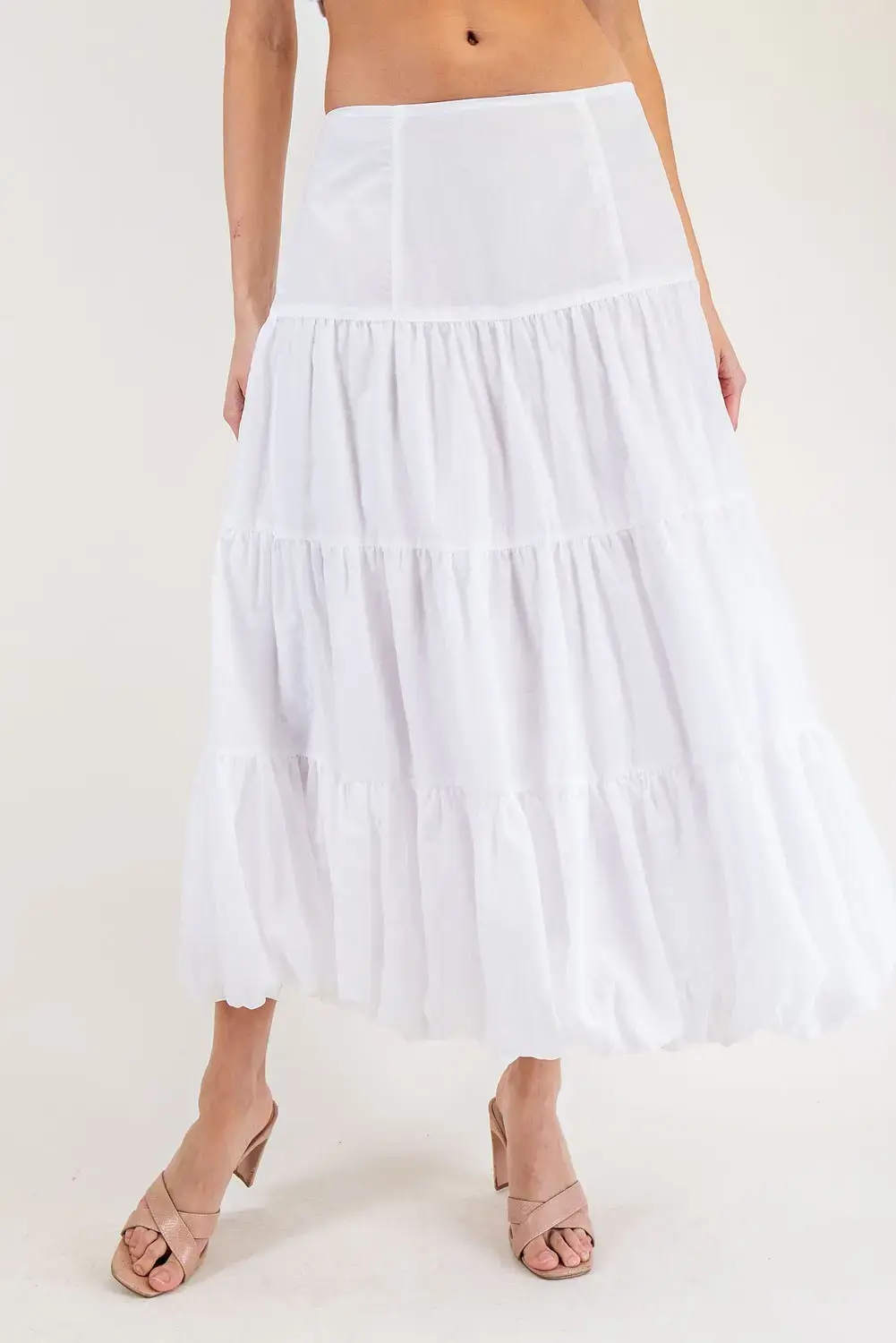 Long Bubble Skirt
