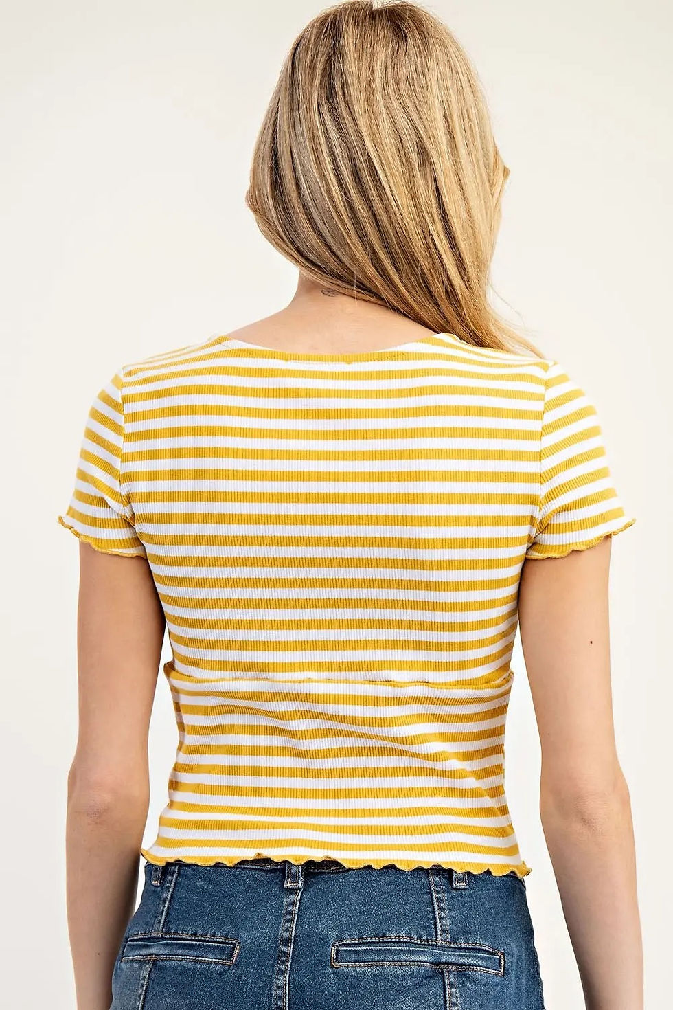 Thumbnail: V-Neck Striped Tee