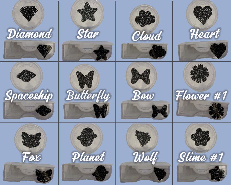 Thumbnail: Holographic Vinyl Shaped Storage Labels