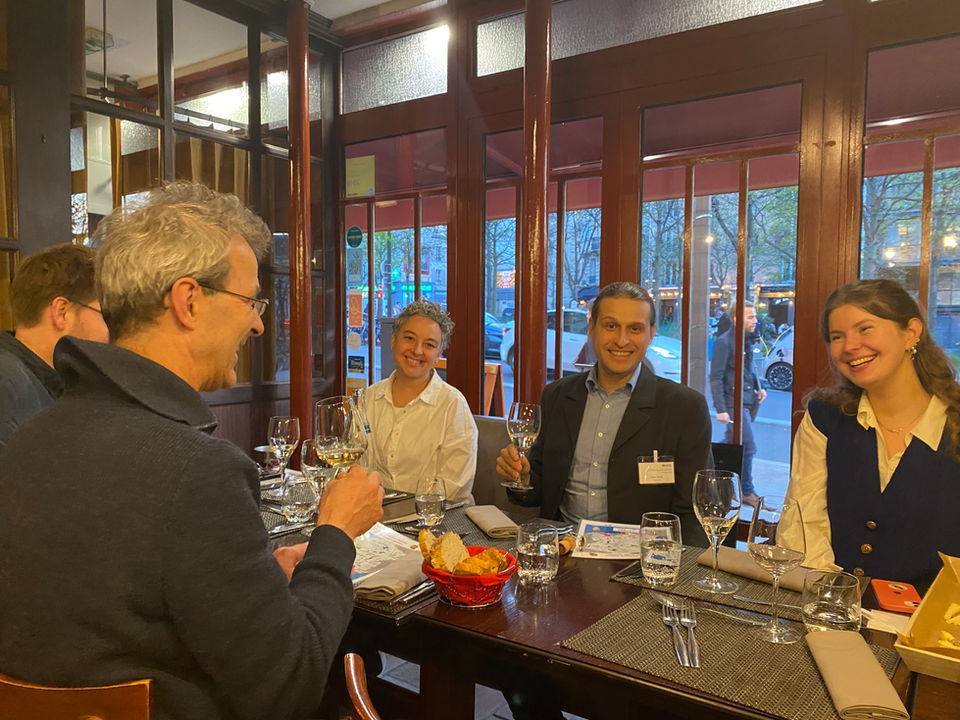 Social evening during the Kick-Off Meeting in Paris, March 2024. 