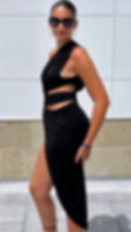 Thumbnail: Heart breaker Black Maxi Dress 