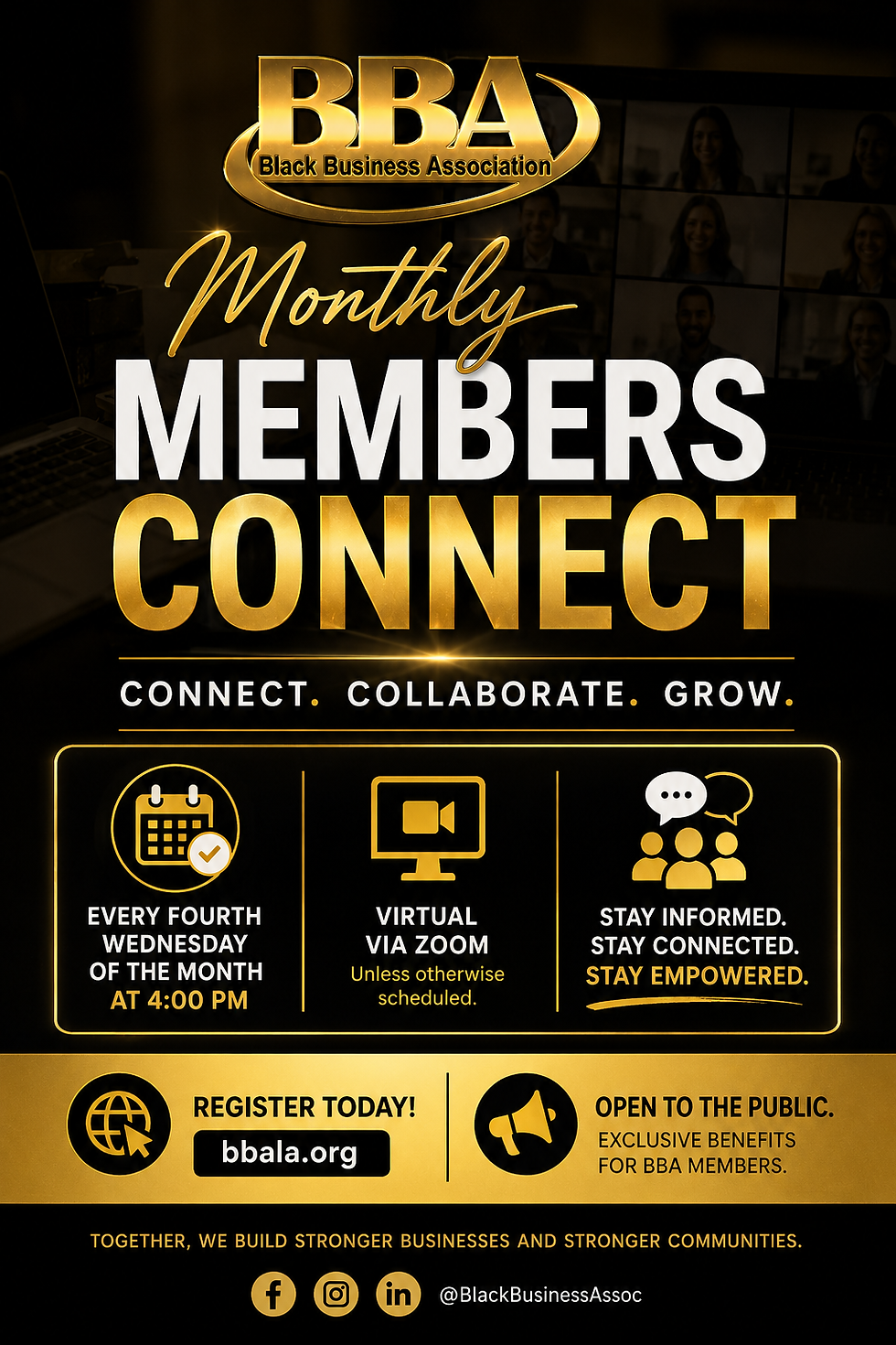 BBA Members Connect Returns May 27 — Join Virtually